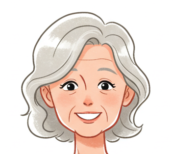 スタッフ 岩崎まゆみさんのイラスト