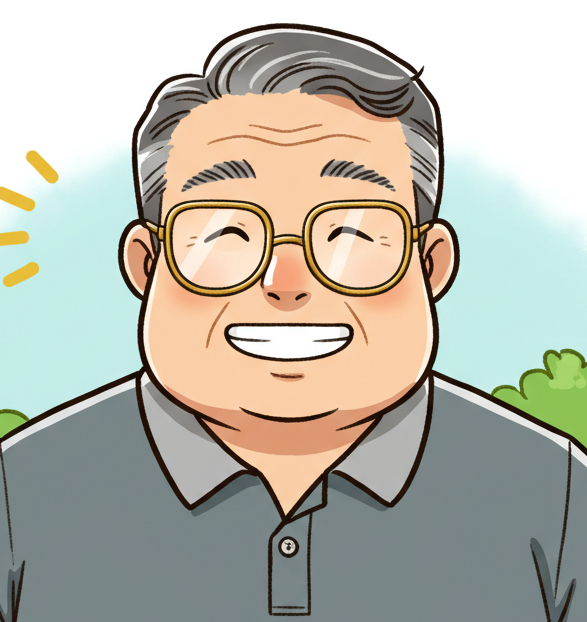 スタッフ 佐藤博さんのイラスト
